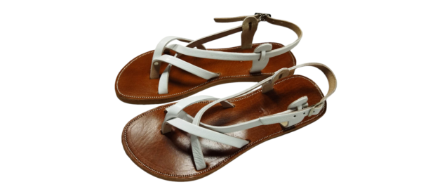 Leather strap sandal