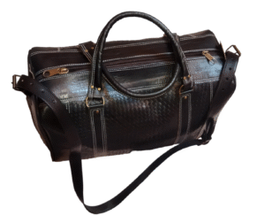 travel bag handcrafted from high-quality genuine leather