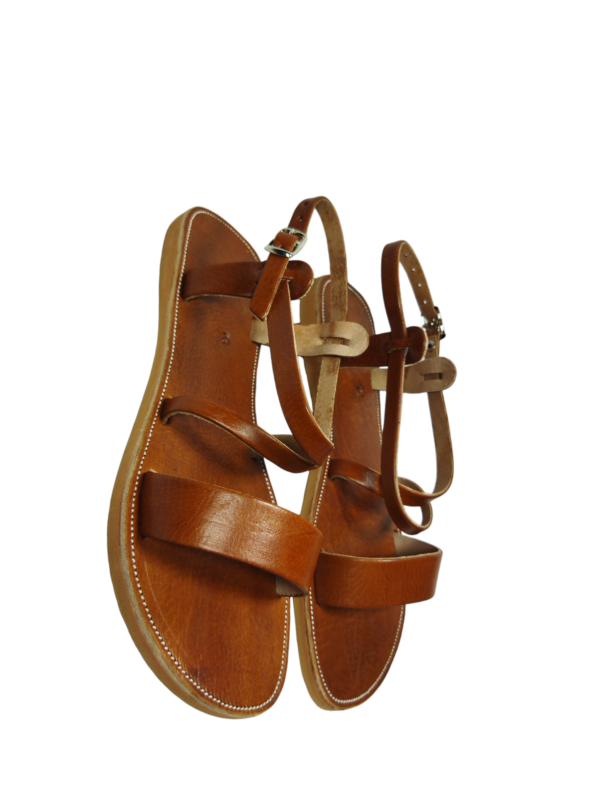 Leather strap sandal