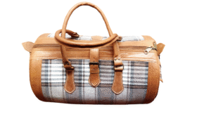 Leather travel bag