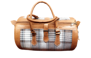 Leather travel bag