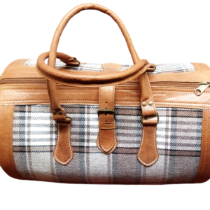 Leather travel bag
