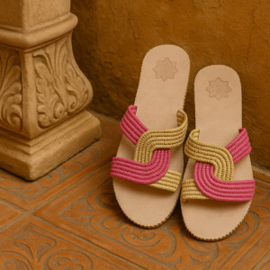 Raffia Sandals with Natural Elegance